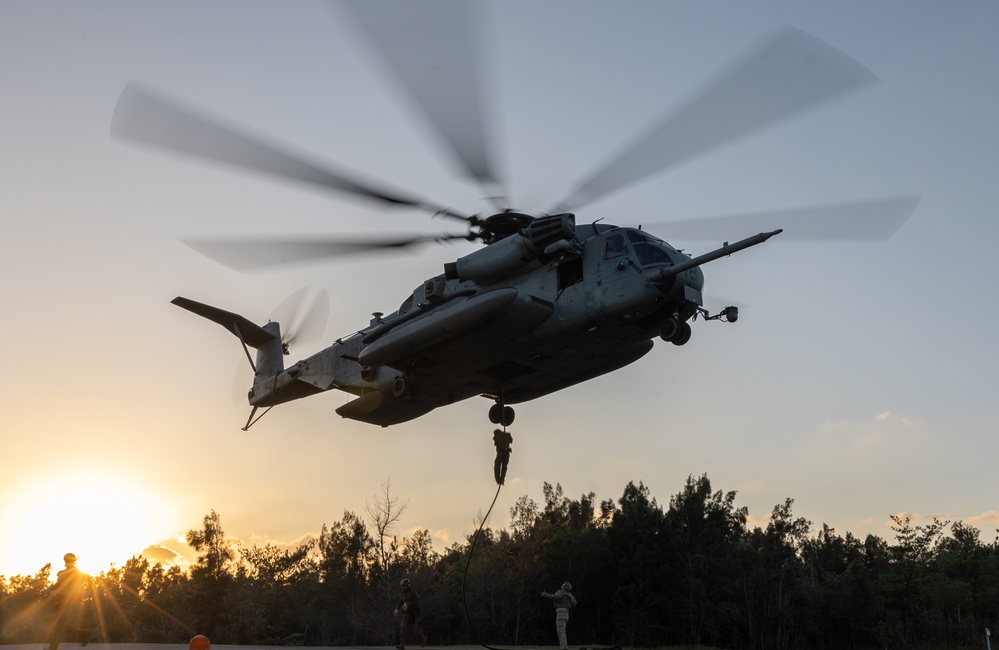 Maritime Raid Force Conducts Day and Night Fast-rope