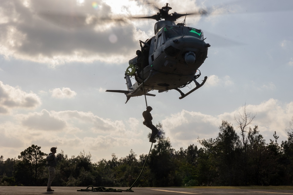 Maritime Raid Force Conducts Day and Night Fast-rope