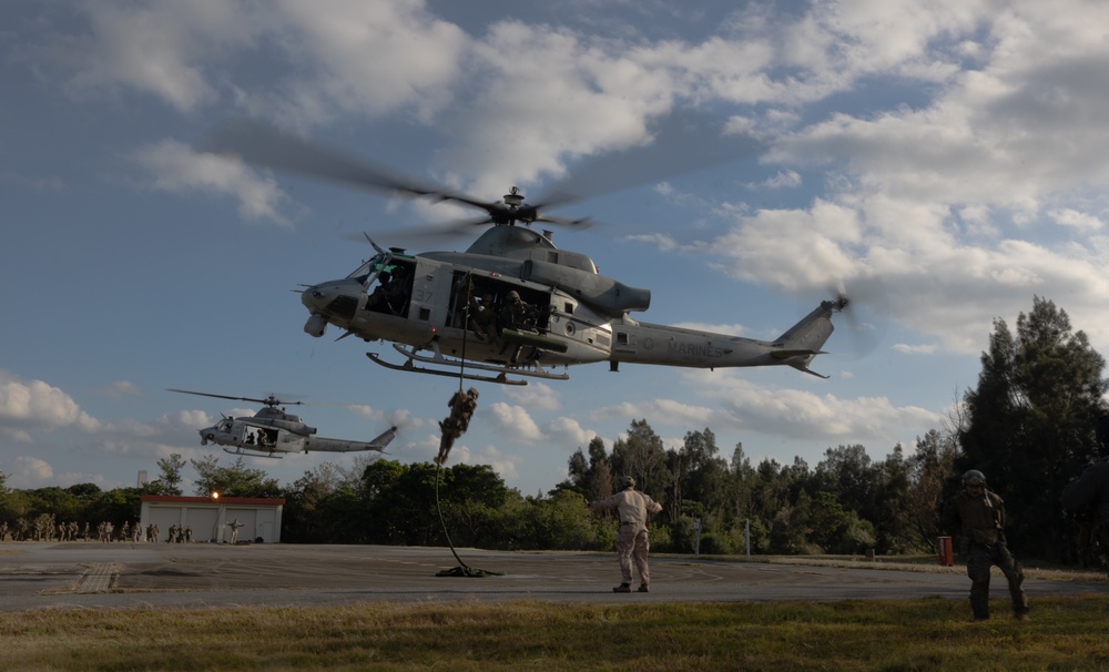 Maritime Raid Force Conducts Day and Night Fast-rope