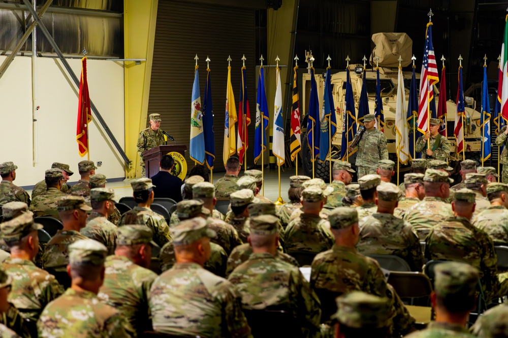 38th Infantry Division Take Command of Task Force Spartan