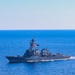 The USS Bulkeley conducts an International Maneuvering Exercise with the Cypriot Navy