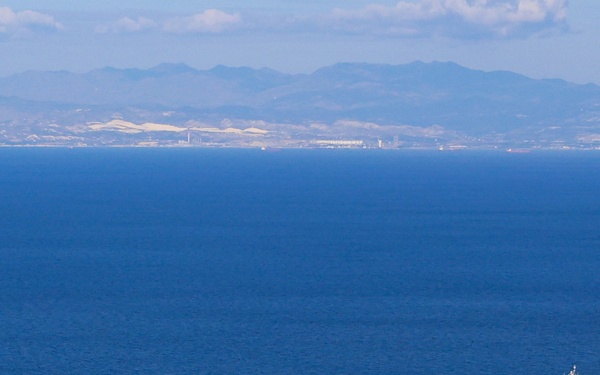 The USS Bulkeley conducts an International Maneuvering Exercise with the Cypriot Navy