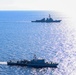 The USS Bulkeley conducts an International Maneuvering Exercise with the Cypriot Navy