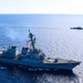 The USS Bulkeley conducts an International Maneuvering Exercise with the Cypriot Navy