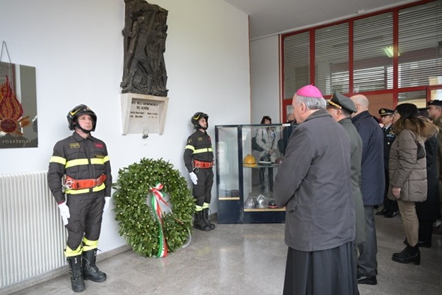 31st Civil Engineering Squadron leadership join Italian celebration of Saint Barbara