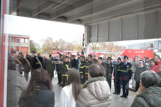 31st Civil Engineering Squadron leadership join Italian celebration of Saint Barbara