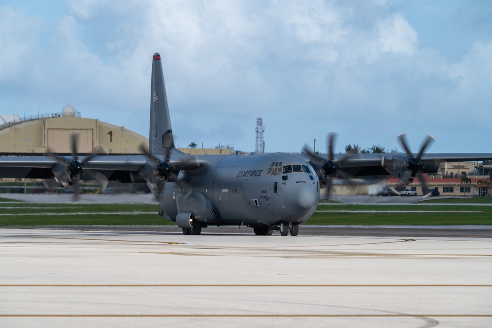 374 AW Airmen arrive at Andersen AFB for OCD 24