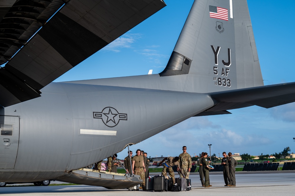 374 AW Airmen arrive at Andersen AFB for OCD 24