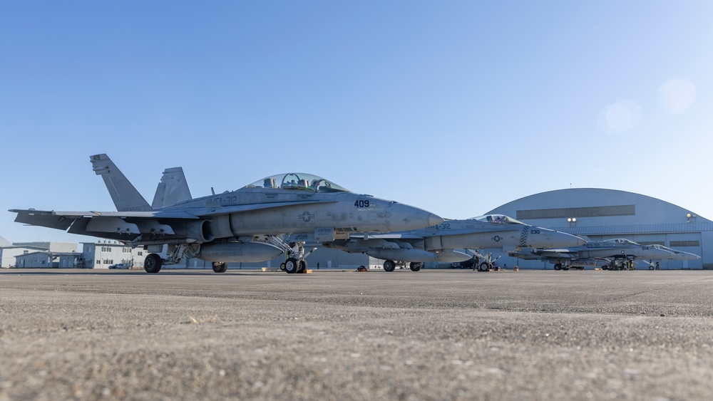 U.S. Marines begin flight operations at Misawa Air Base
