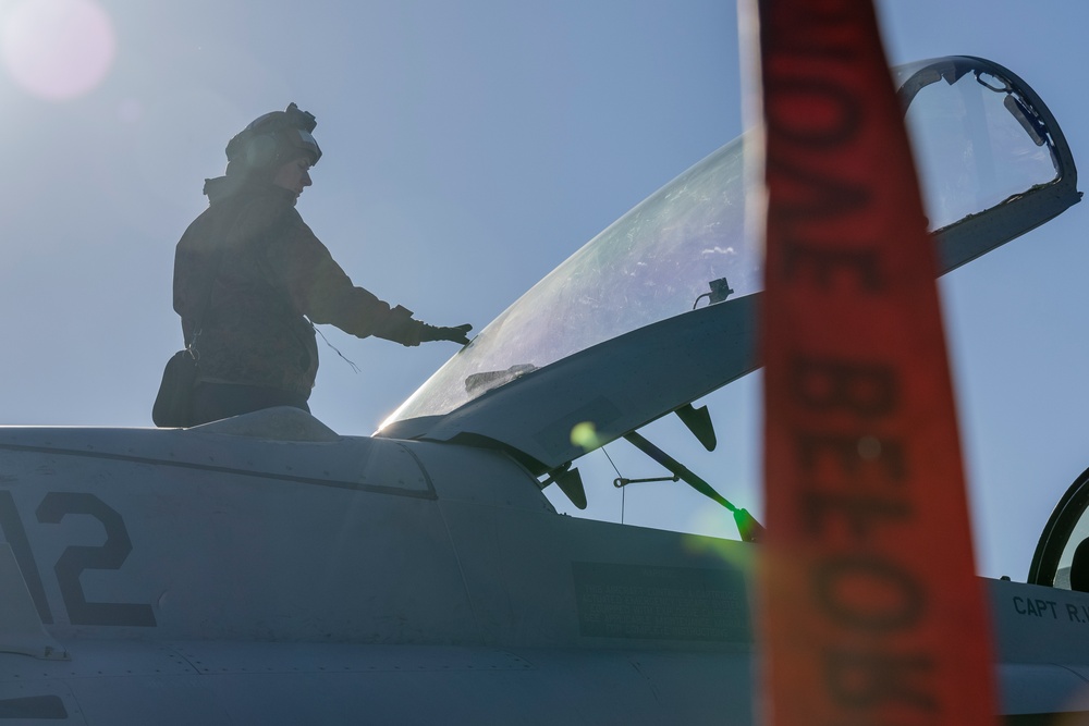 U.S. Marines begin flight operations at Misawa Air Base