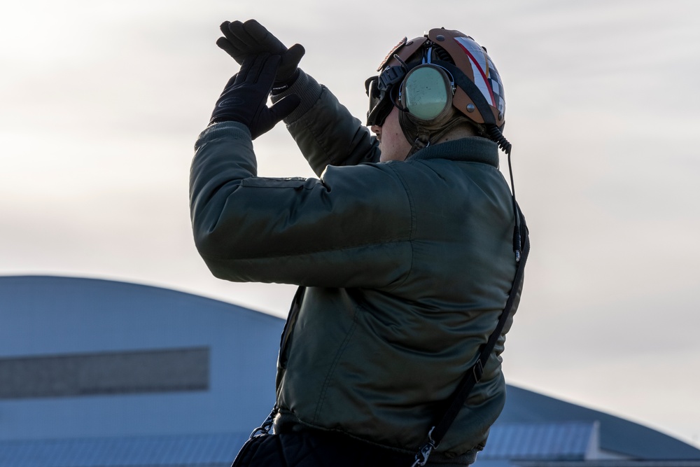 U.S. Marines begin flight operations at Misawa Air Base