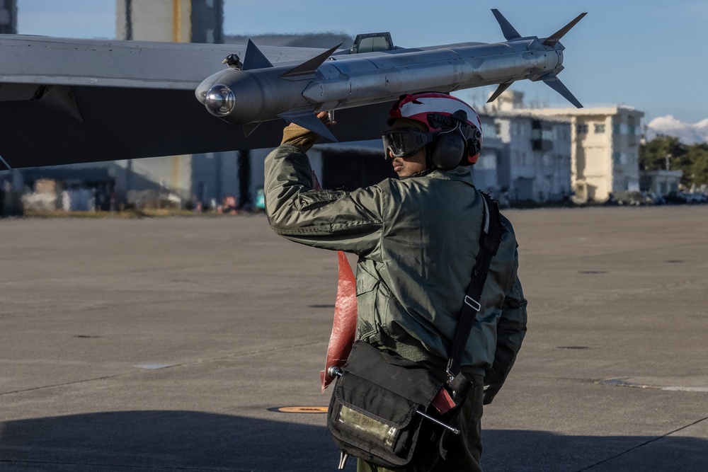 U.S. Marines begin flight operations at Misawa Air Base