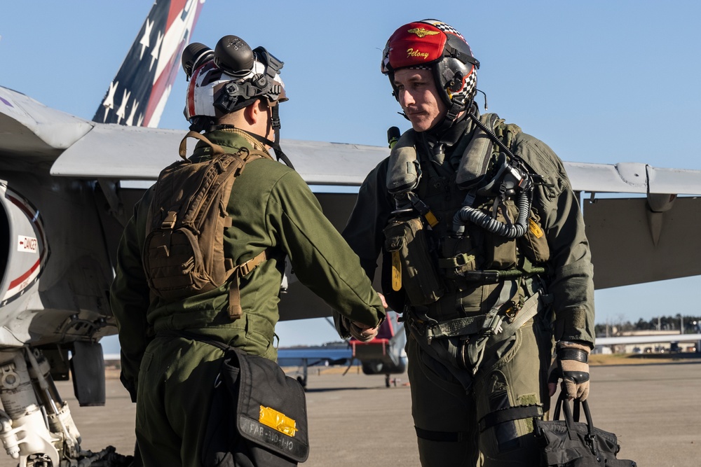 U.S. Marines begin flight operations at Misawa Air Base
