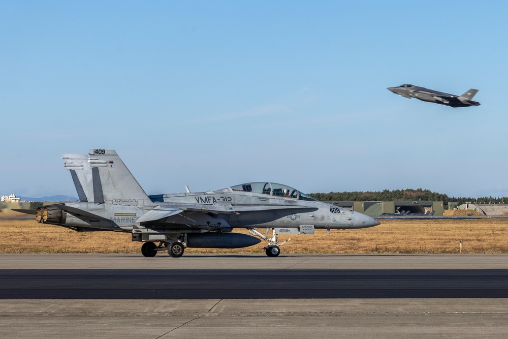 U.S. Marines begin flight operations at Misawa Air Base