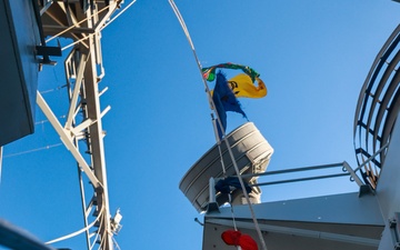 USS Bulkeley pulls into Larnaca, Cyprus