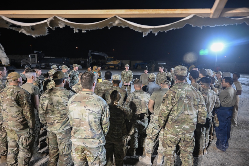 386th ECES conducts joint rapid airfield damage recovery exercise