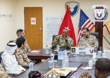 Kuwait Ministry of Defense visits 401st Army Field Support Brigade