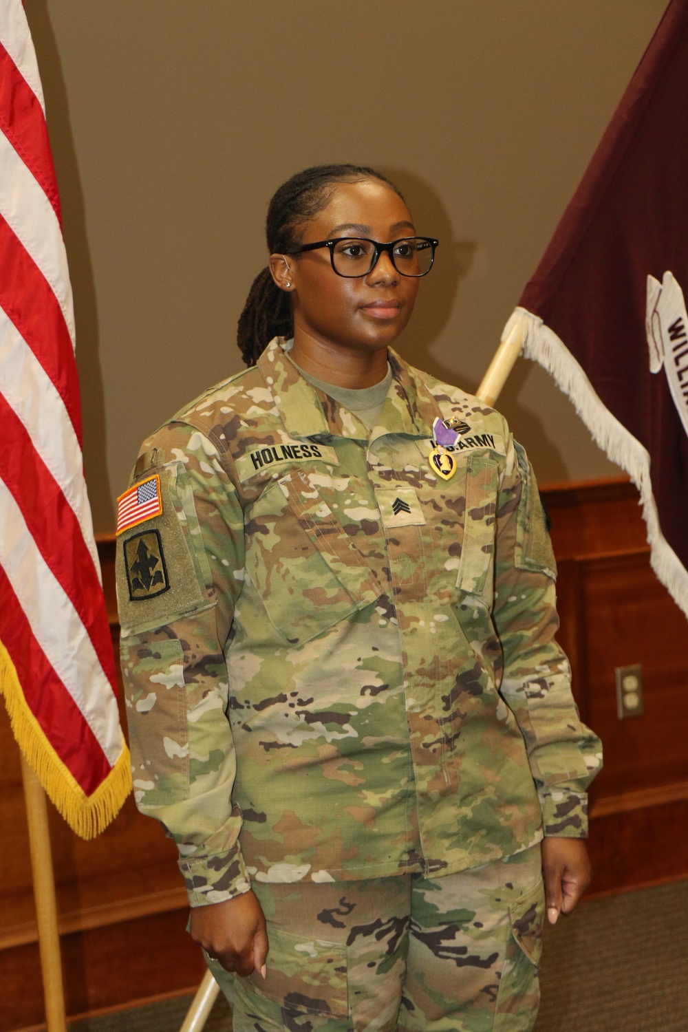 Fort Bliss SRU Soldier is awarded Purple Heart for bravery in Jordan