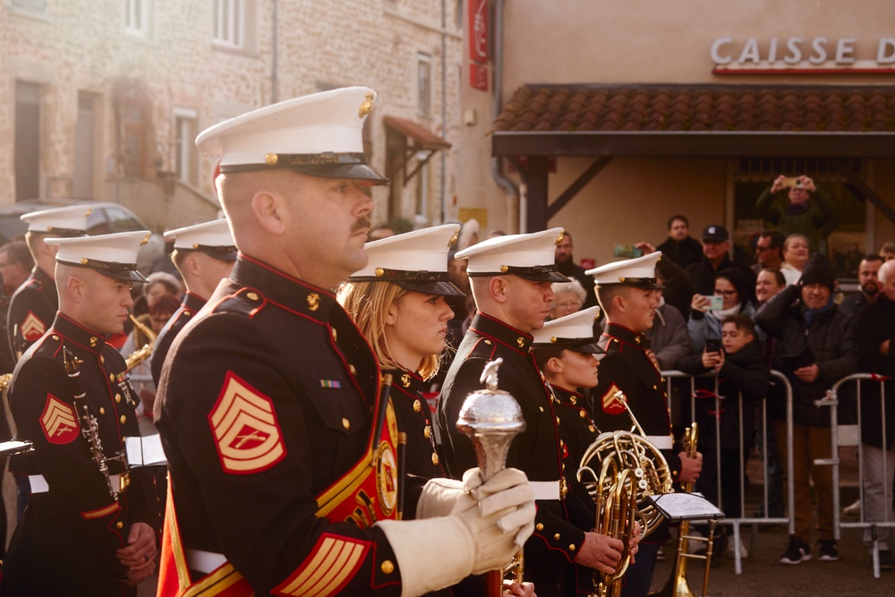 2nd MAW Band Commemorates 80th Anniversary of the Liberation of France