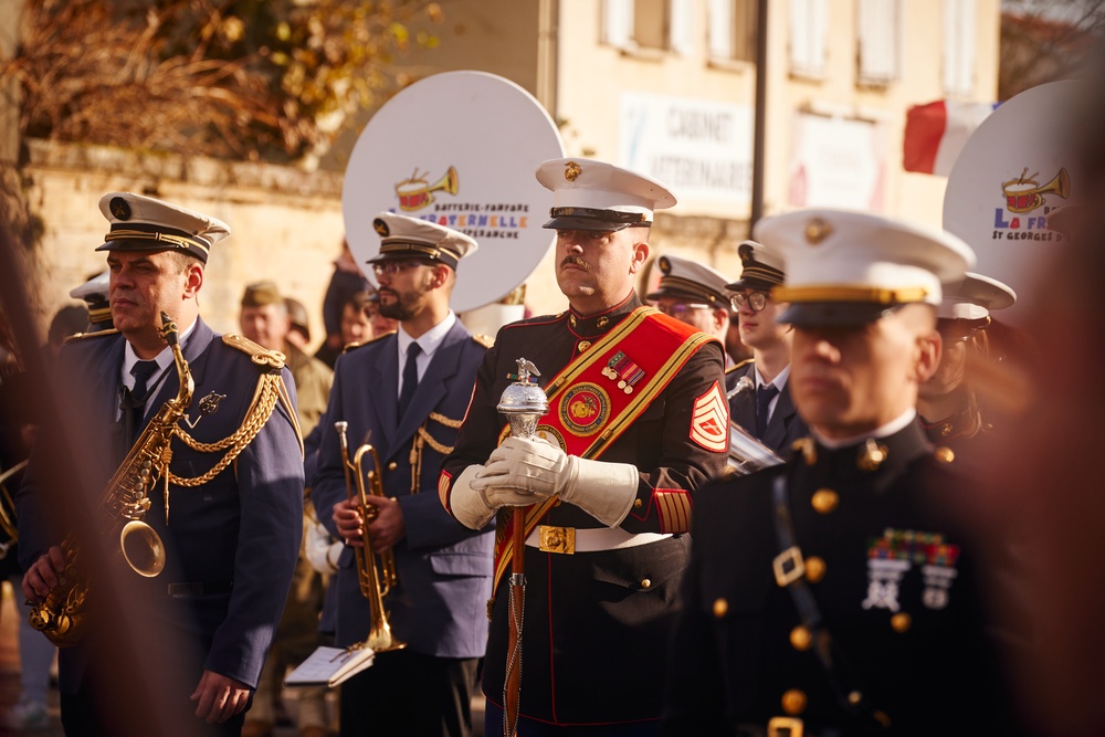 2nd MAW Band Commemorates 80th Anniversary of the Liberation of France