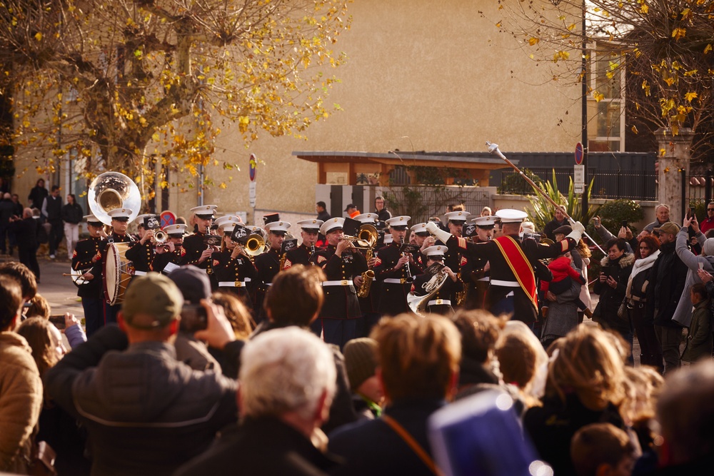 2nd MAW Band Commemorates 80th Anniversary of the Liberation of France