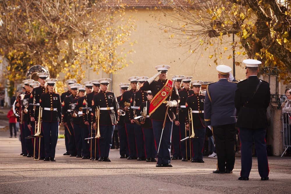 2nd MAW Band Commemorates 80th Anniversary of the Liberation of France