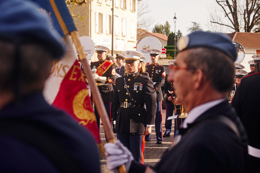 2nd MAW Band Commemorates 80th Anniversary of the Liberation of France