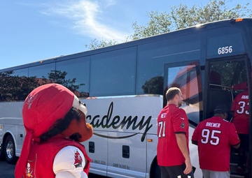 Buccaneers meet Team MacDill