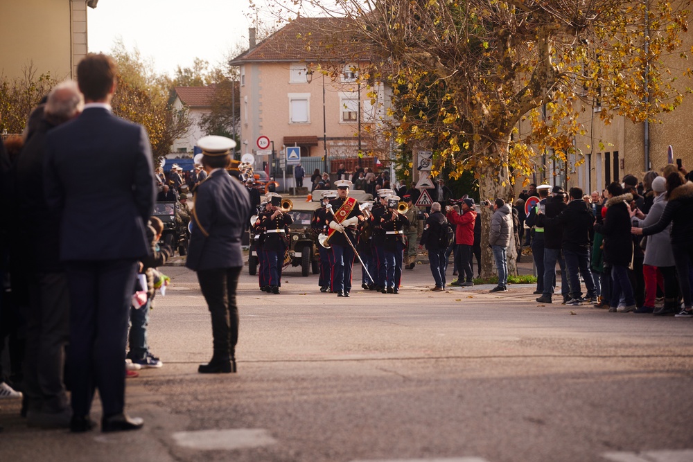 2nd MAW Band Commemorates 80th Anniversary of the Liberation of France