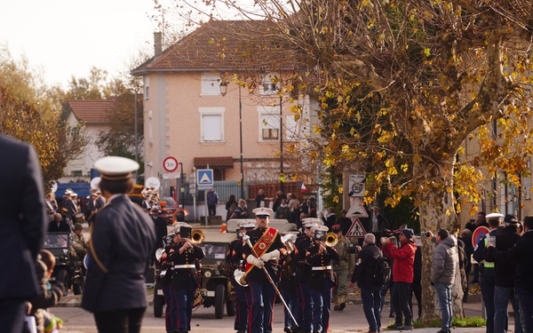 2nd MAW Band Commemorates 80th Anniversary of the Liberation of France