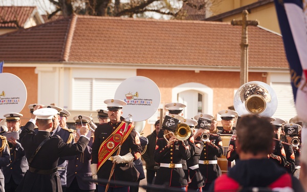 2nd MAW Band Commemorates 80th Anniversary of the Liberation of France