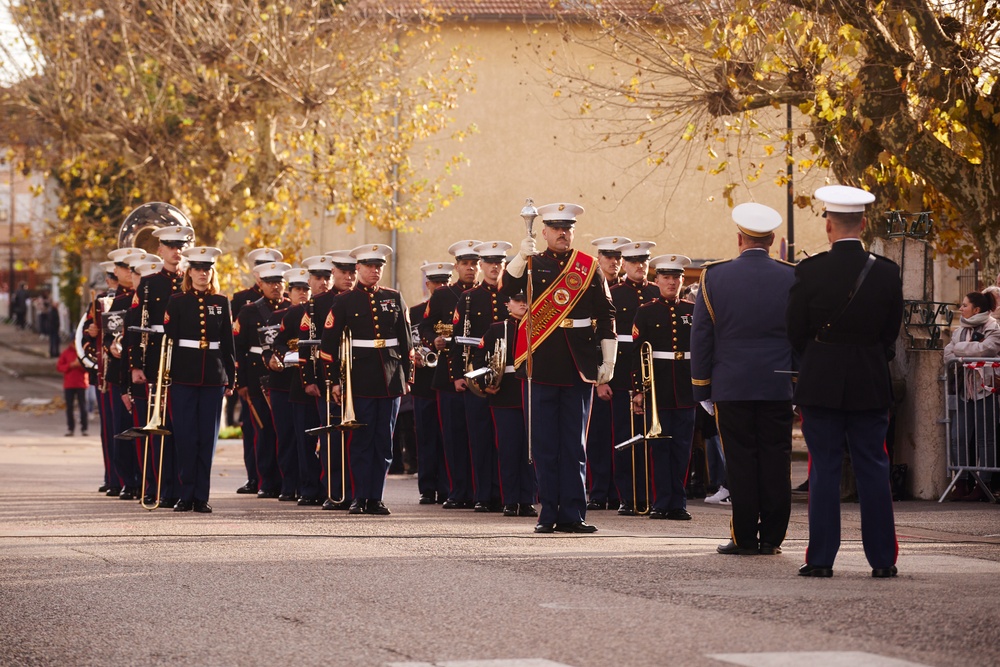 2nd MAW Band Commemorates 80th Anniversary of the Liberation of France