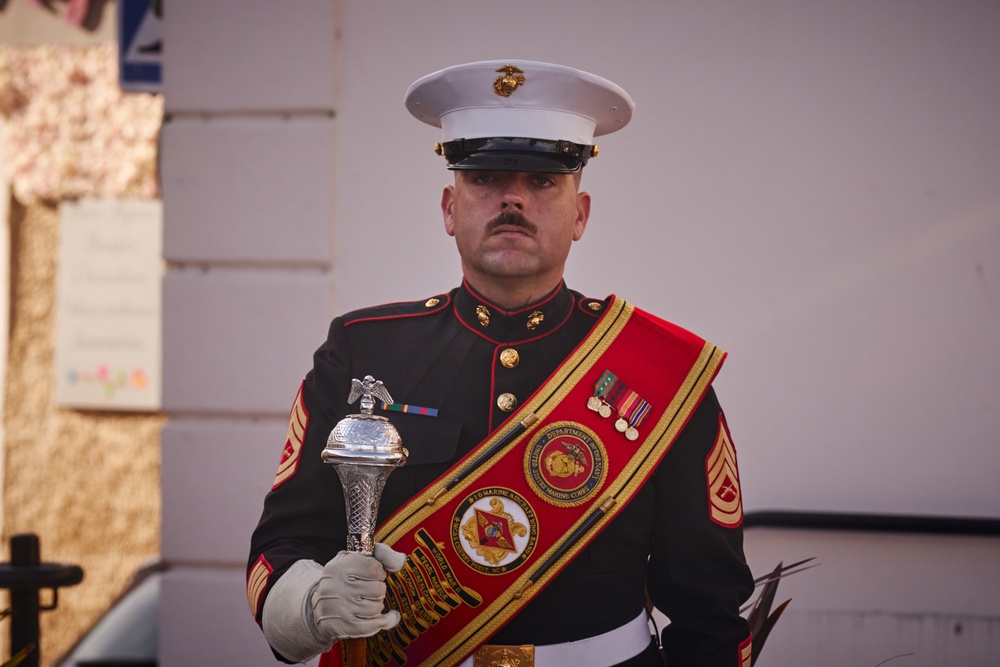 2nd MAW Band Commemorates 80th Anniversary of the Liberation of France