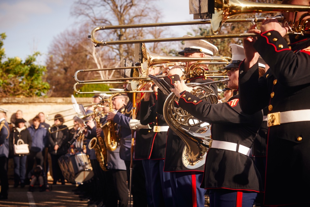 2nd MAW Band Commemorates 80th Anniversary of the Liberation of France