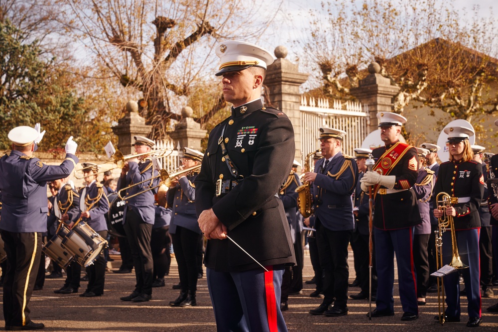 2nd MAW Band Commemorates 80th Anniversary of the Liberation of France