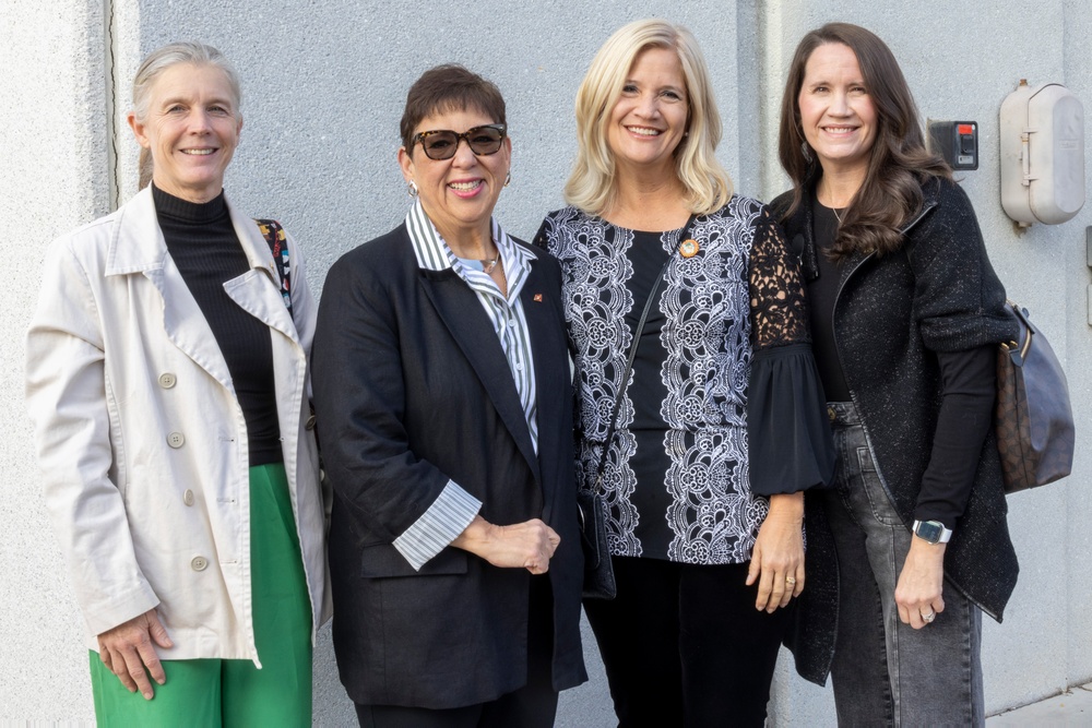 Secretary of the Navy’s spouse visits MCAS Miramar
