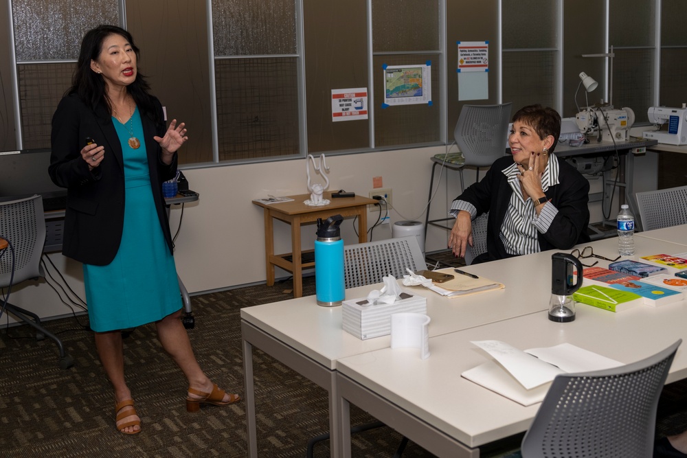 Secretary of the Navy’s spouse visits MCAS Miramar