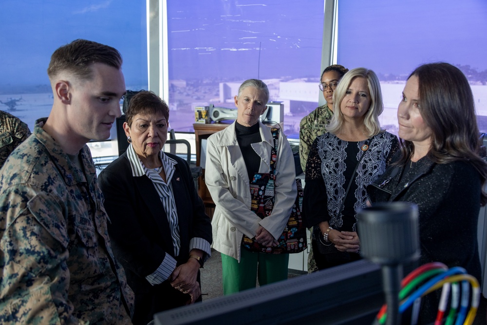 Secretary of the Navy’s spouse visits MCAS Miramar