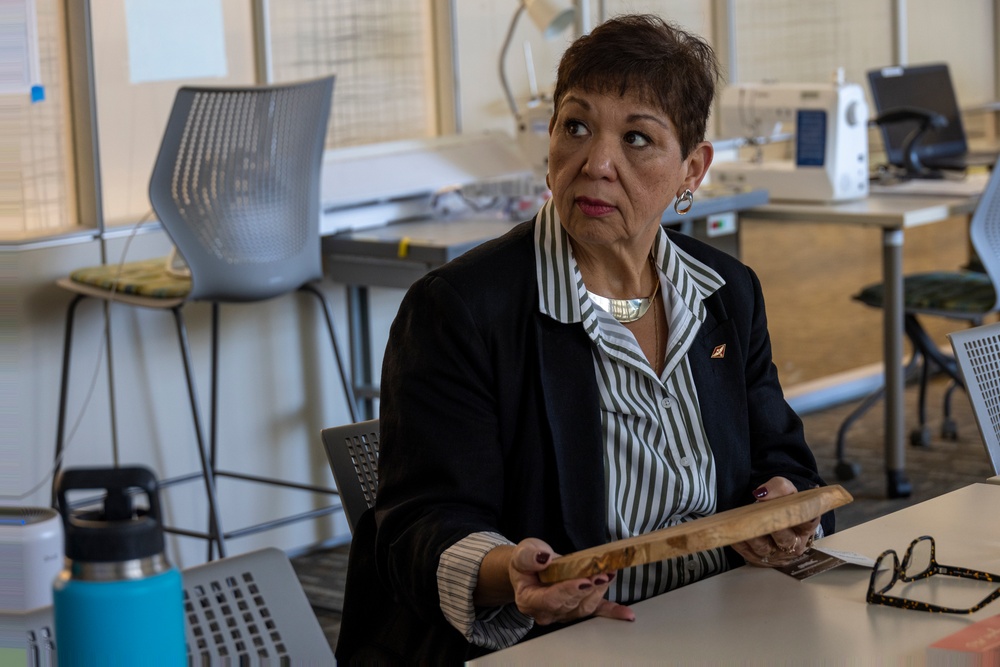 Secretary of the Navy’s spouse visits MCAS Miramar