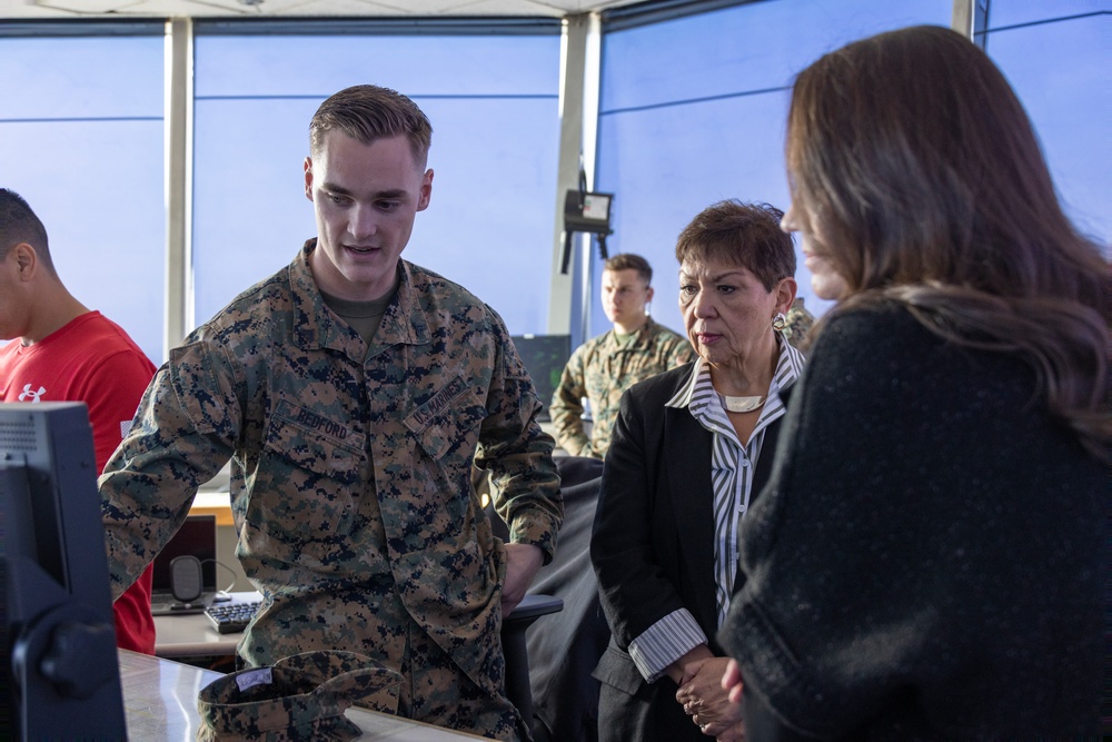 Secretary of the Navy’s spouse visits MCAS Miramar