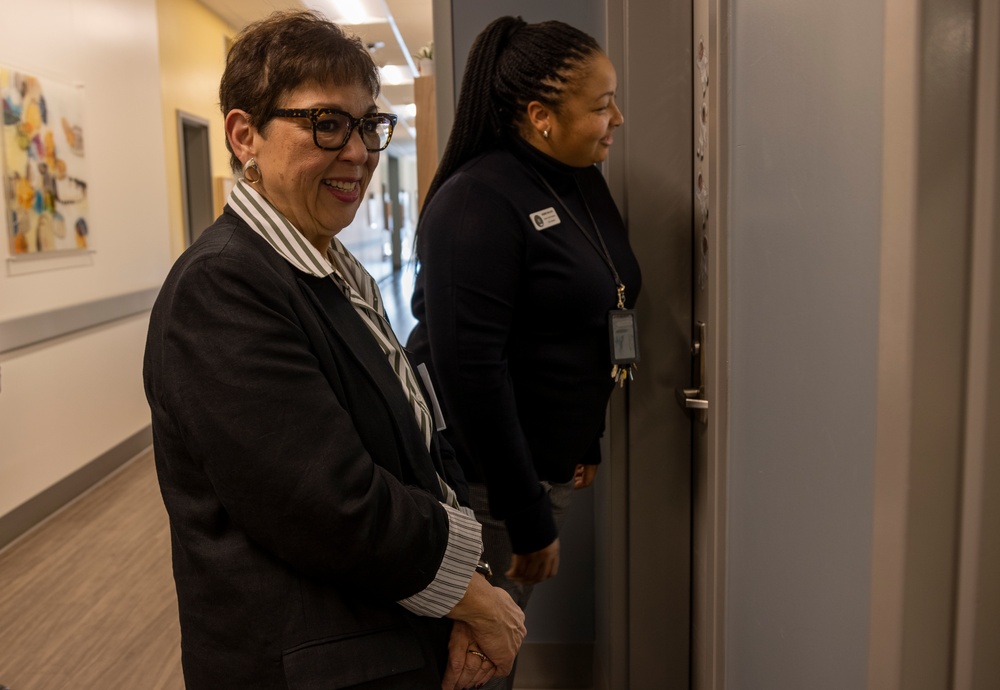 Secretary of the Navy’s spouse visits MCAS Miramar