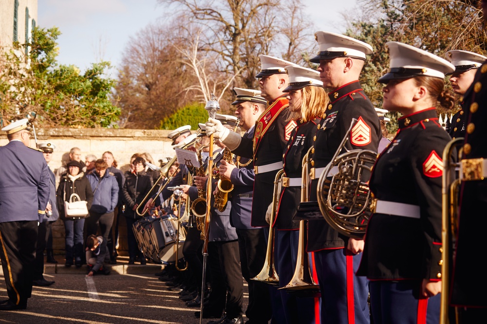 2nd MAW Band Commemorates 80th Anniversary of the Liberation of France