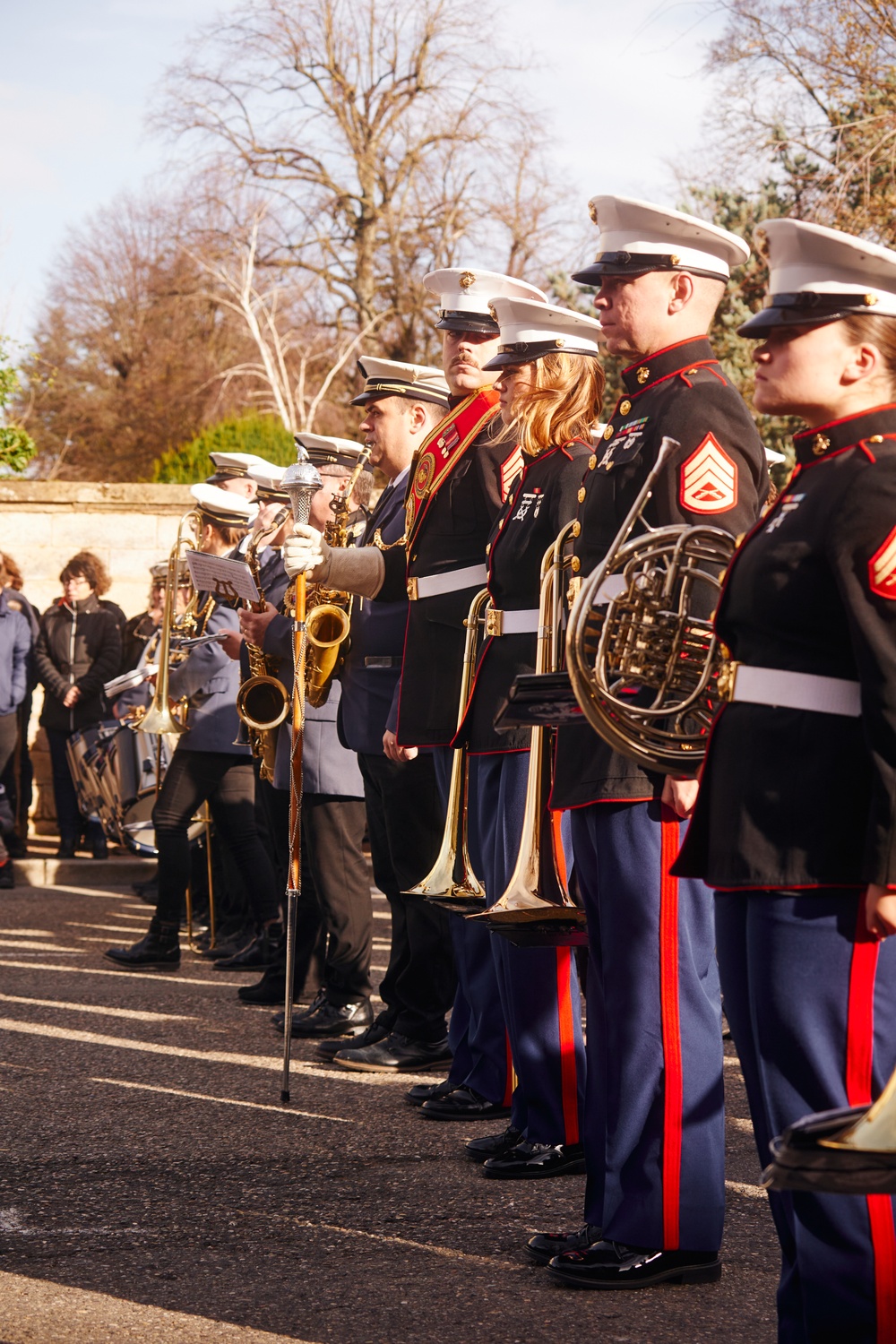 2nd MAW Band Commemorates 80th Anniversary of the Liberation of France