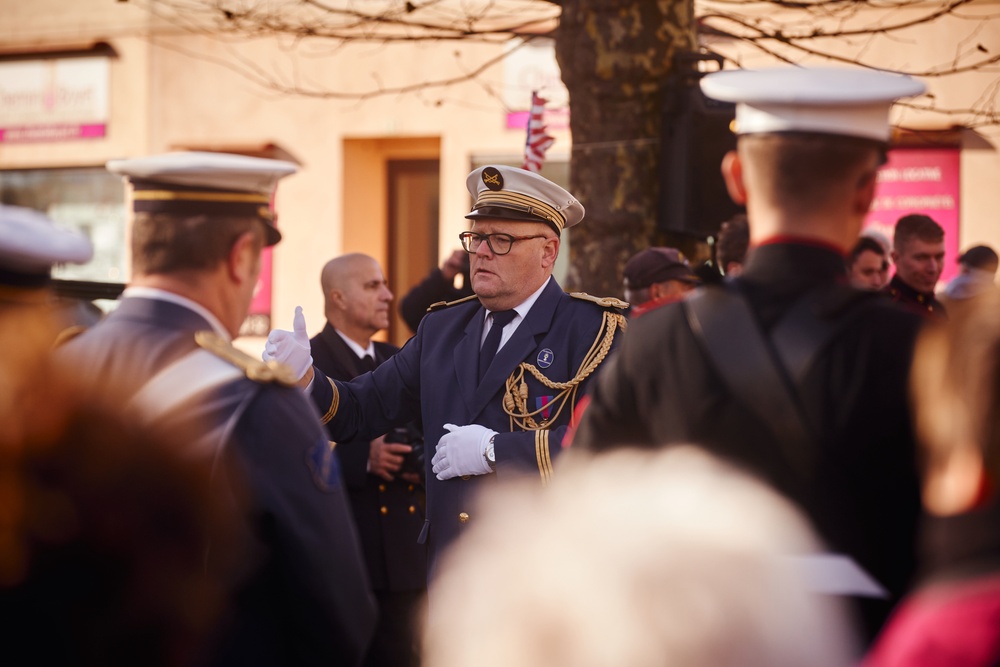 2nd MAW Band Commemorates 80th Anniversary of the Liberation of France