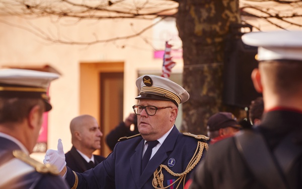 2nd MAW Band Commemorates 80th Anniversary of the Liberation of France