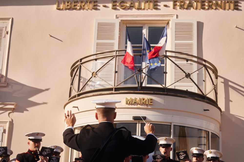 2nd MAW Band Commemorates 80th Anniversary of the Liberation of France