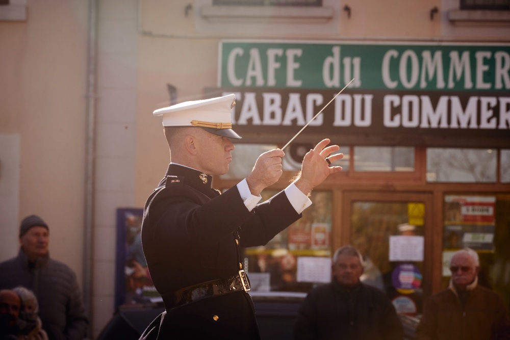 2nd MAW Band Commemorates 80th Anniversary of the Liberation of France