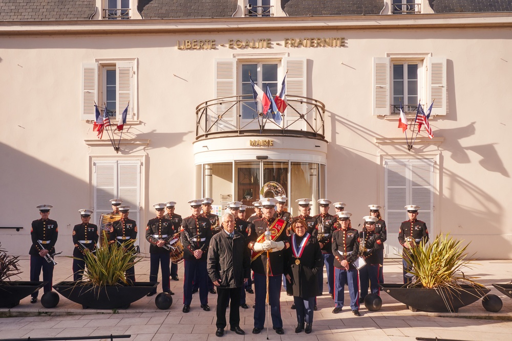 2nd MAW Band Commemorates 80th Anniversary of the Liberation of France