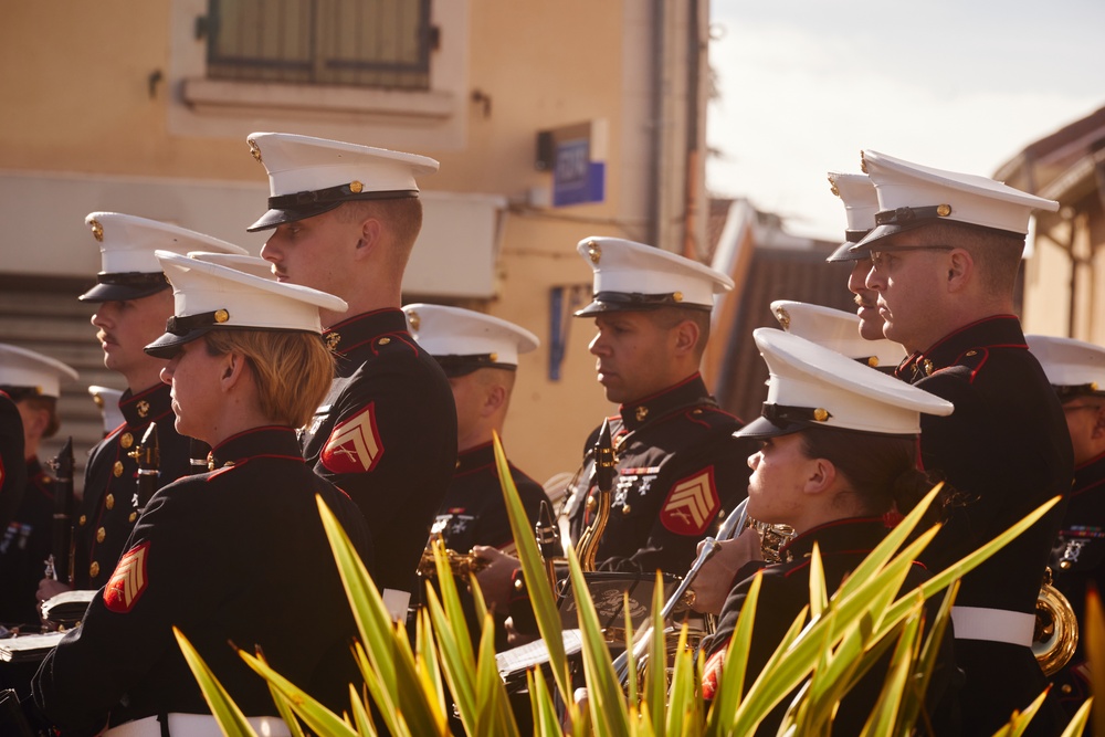 2nd MAW Band Commemorates 80th Anniversary of the Liberation of France