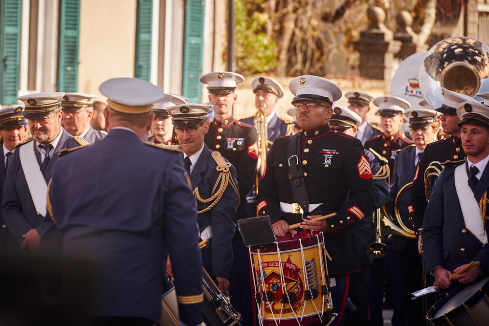 2nd MAW Band Commemorates 80th Anniversary of the Liberation of France